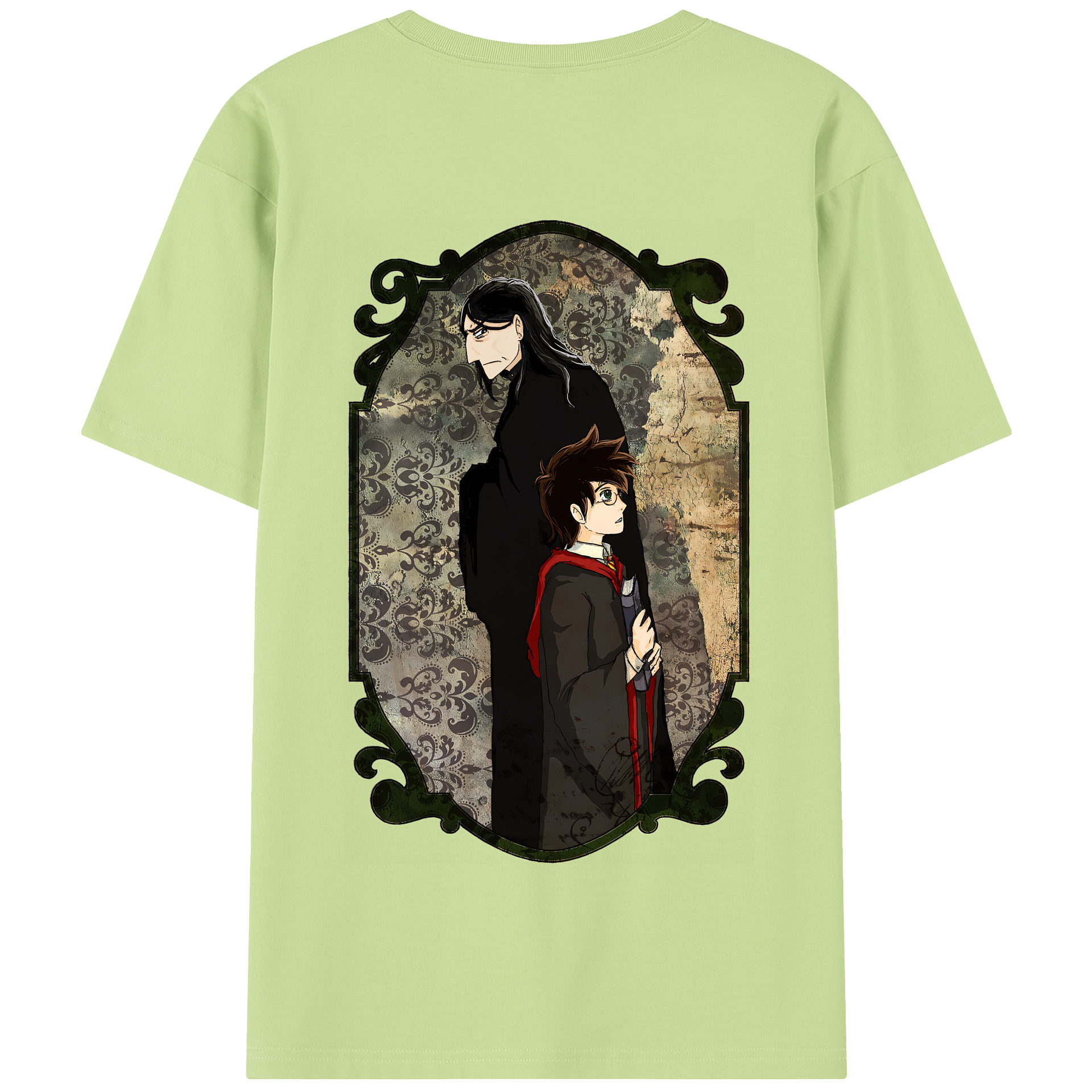 （画像用） Harry Potter ハリー・ポッターシリーズ 綿100％半袖Tシャツ（背面プリント）